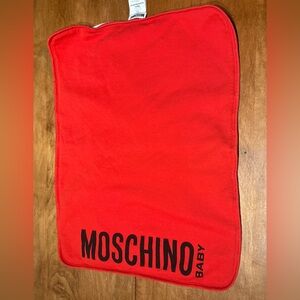 Authentic Moschino Baby Red and White Changing Pad 💎💎💎